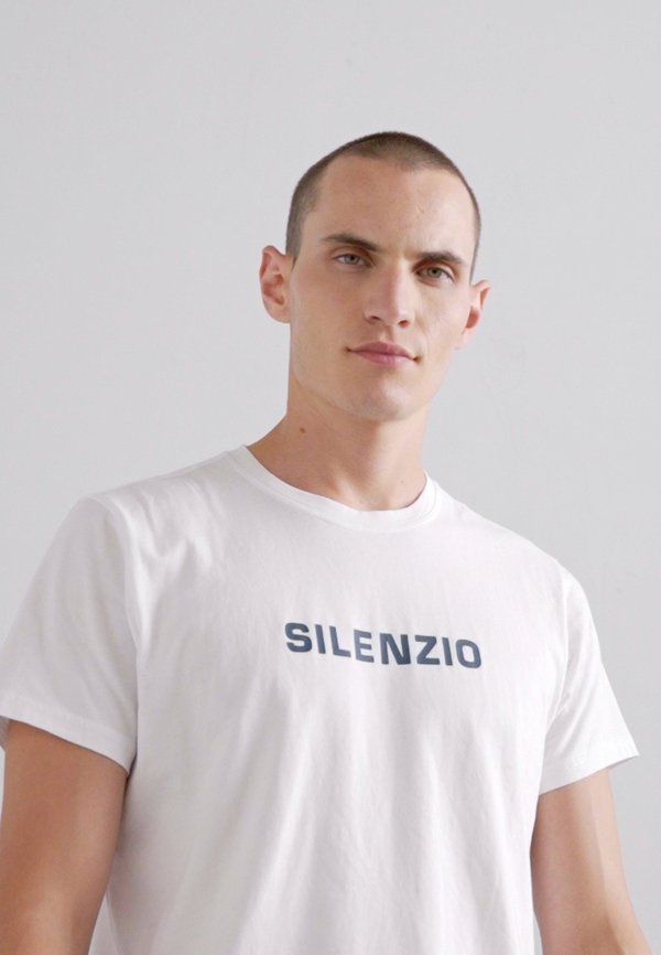 SILENZIO - Print T-shirt - bianco4