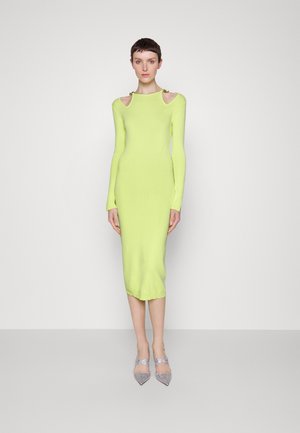ABITO DRESS - Pleten aty - sunny lime