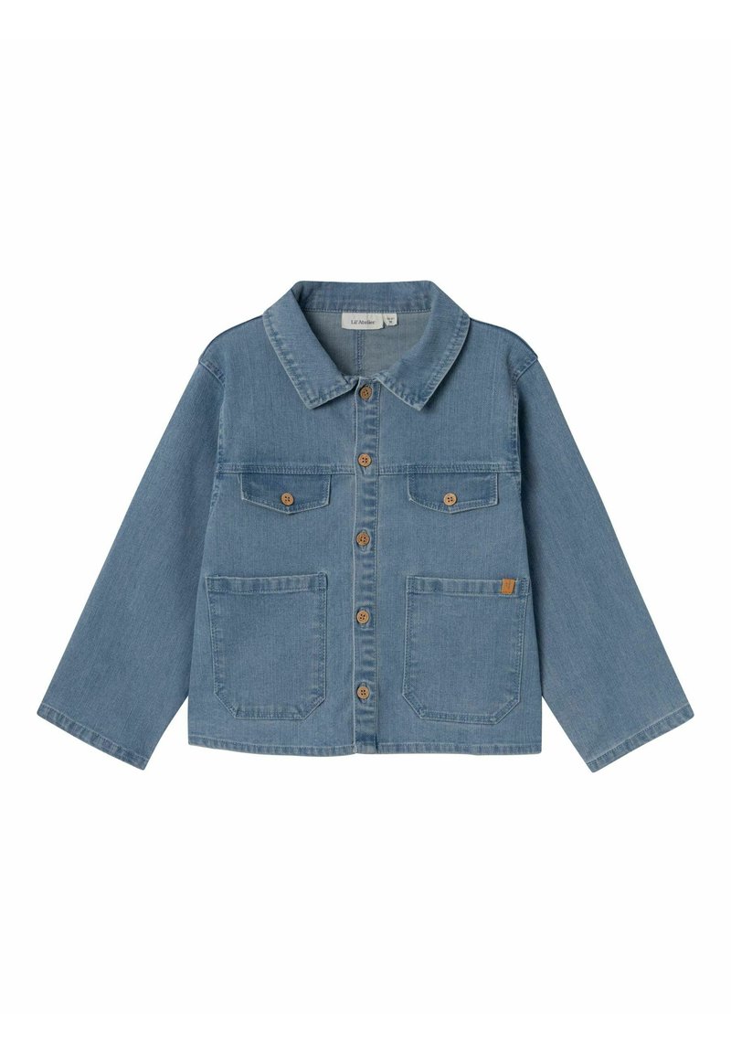 Lil’ Atelier Overhemd blauw denim/bluedenim Lil’ Atelier Overhemd blauw denim/bluedenim