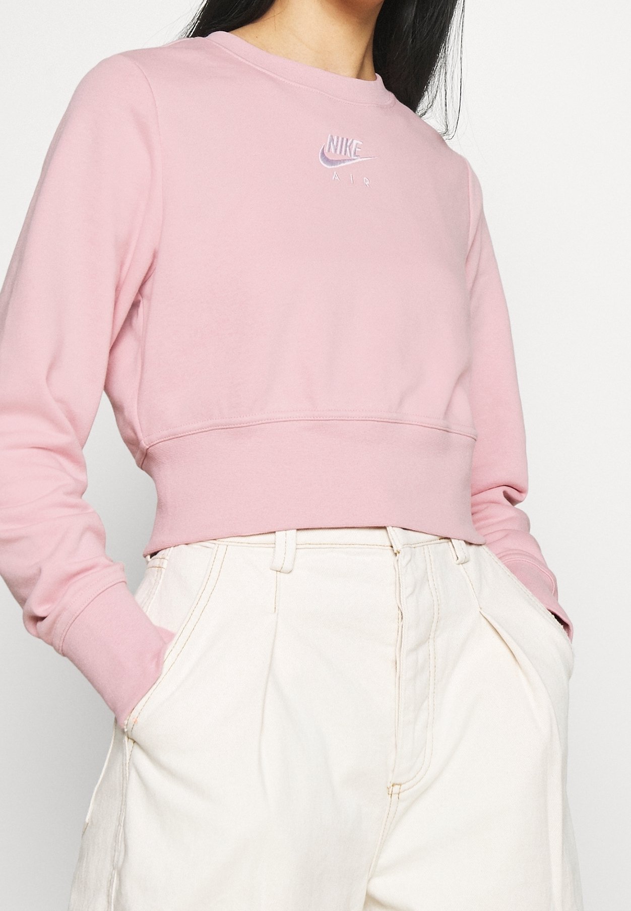 women's nike air crop crew sweatshirt