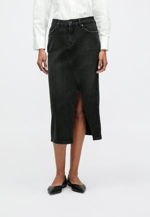 GOJA - Jupe en jean - black