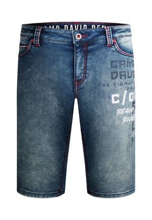 Camp David, Denim shorts - sunset lake print jogg