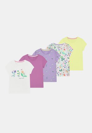 FLOWER TEES 5 PACK - T-shirt imprimé - multi-coloured