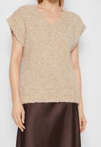 Lovechild Strickpullover - beige