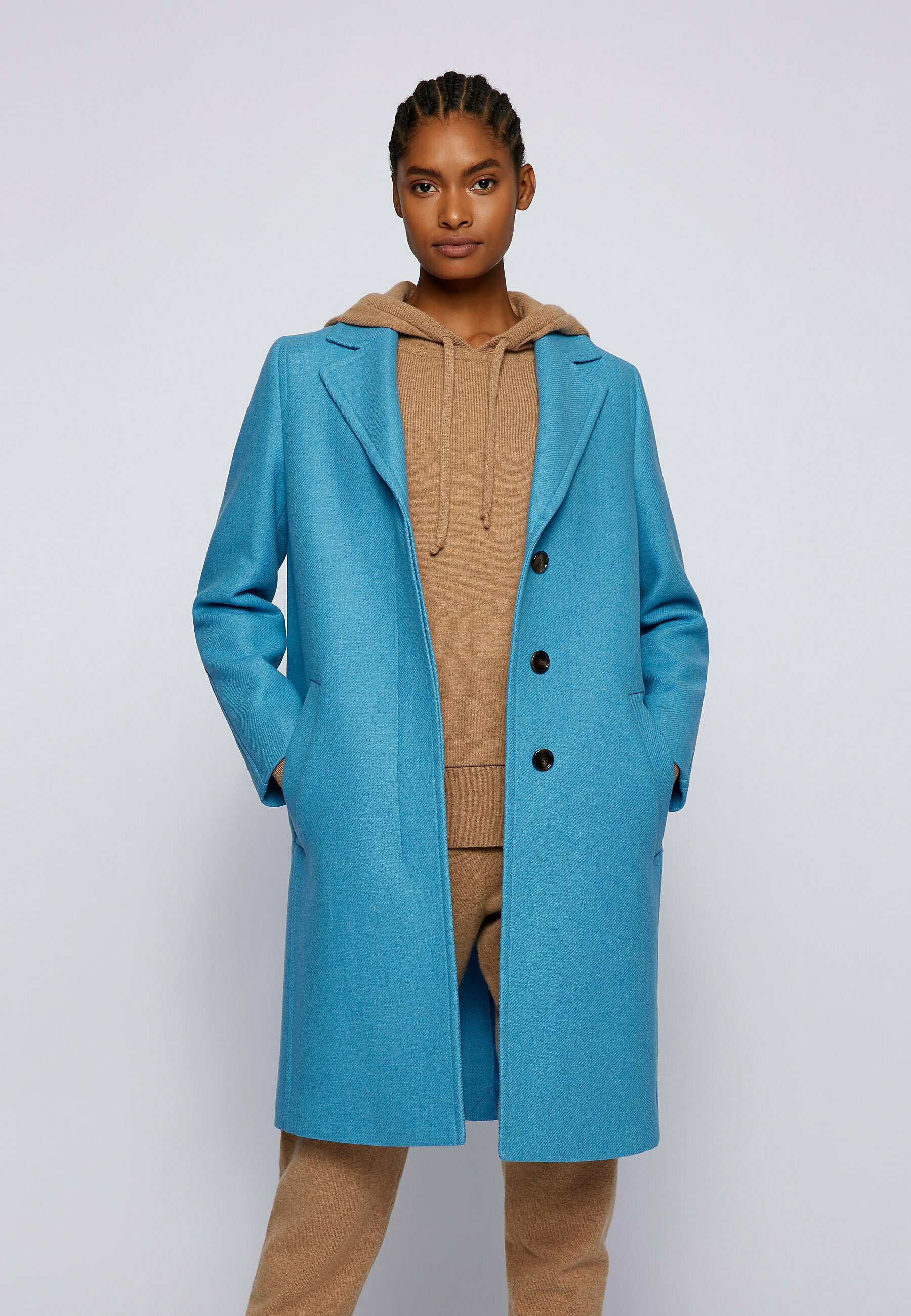 BOSS COLUISE - Classic coat - blue 