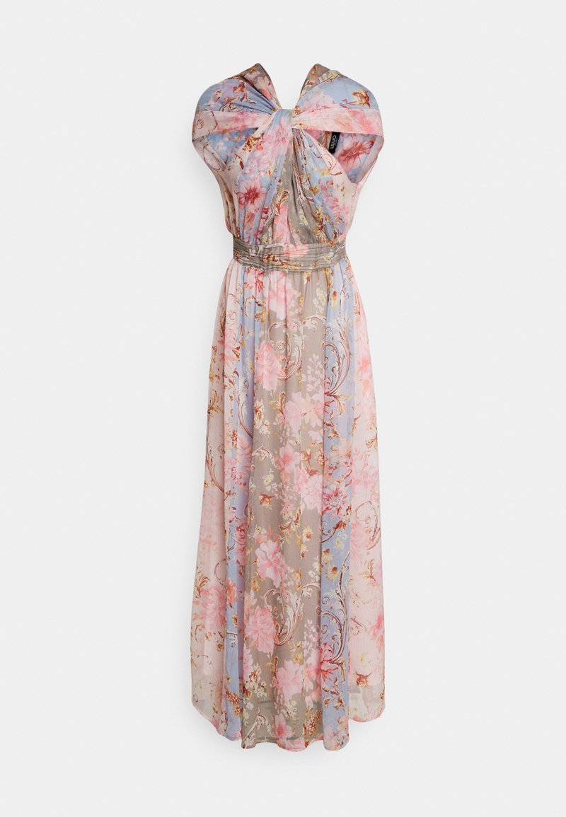 BKSCAYXS Abito da donna stretto rockabilly, senza maniche, maxi abito