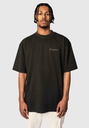 Dropsize HEAVY EMBO  - T-shirt basic - washed black