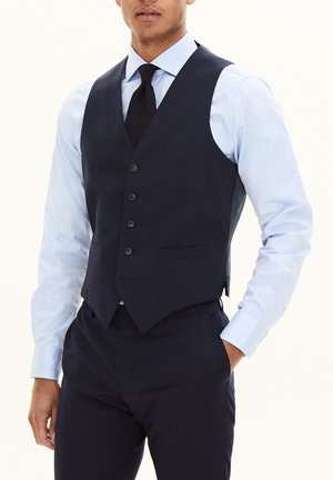 CARLO - Jakkesæt veste - dew blue