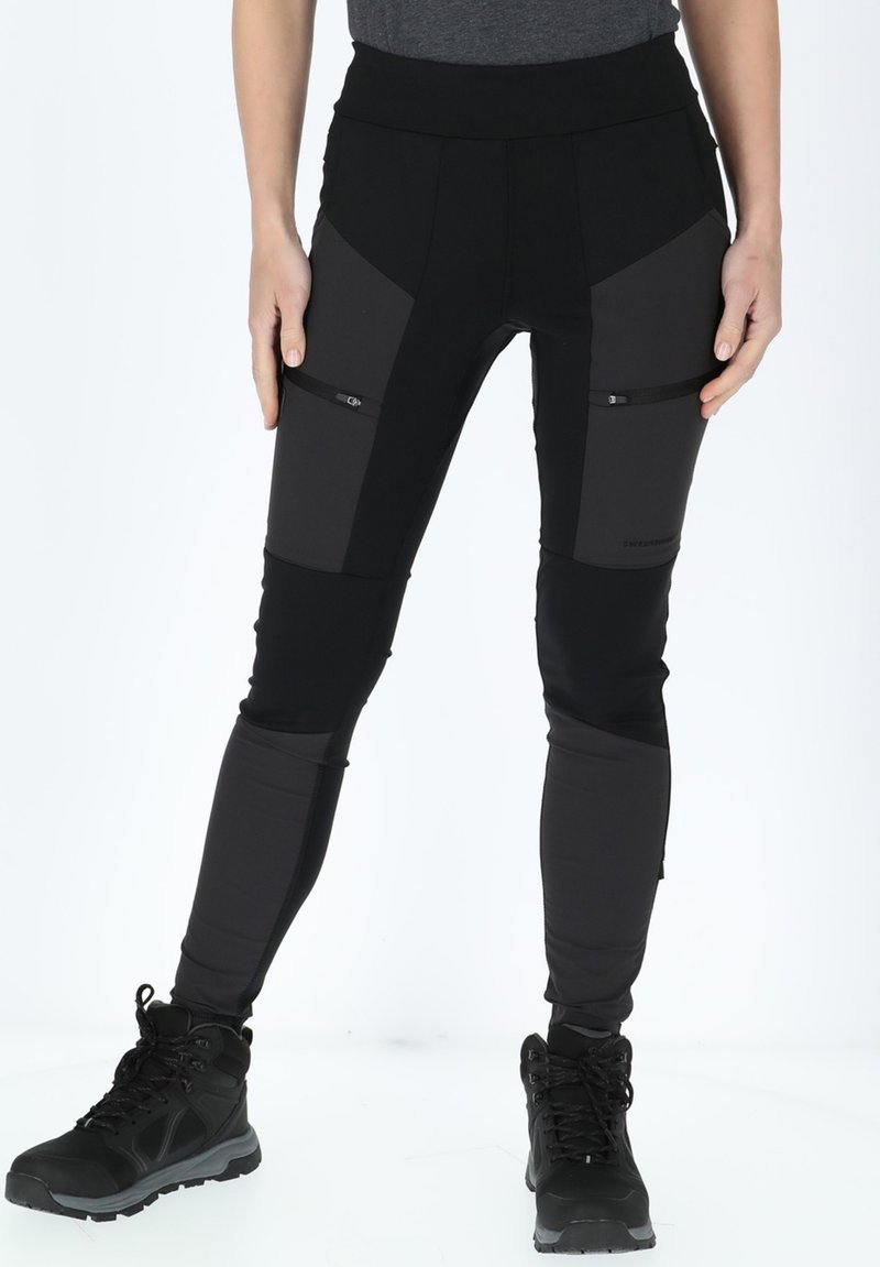 Swedemount - TRONDHEIM TREKKING  - Leggings - charcoal black, Enlarge