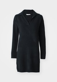 NOTCH NECK MINI - Haljina s naramenicama - black beauty