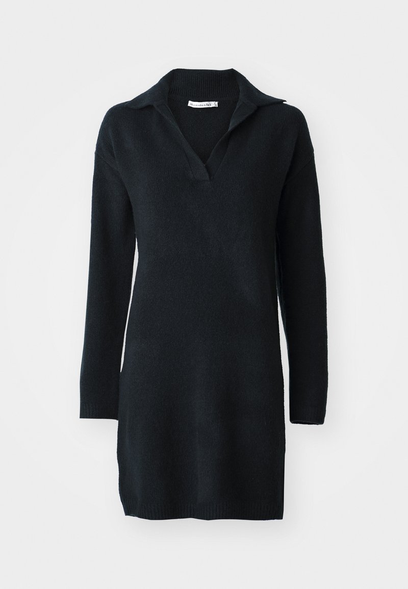 Abercrombie & Fitch Gebreide jurk zwart