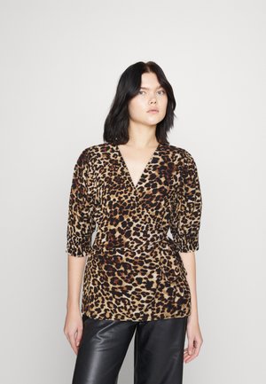 Pieces PCTALA 2/4 WRAP NOOS BC - Μπλούζα - indian tan