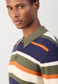 Scotch & Soda STRIPED REGULAR FIT - Polo shirt - peacoat