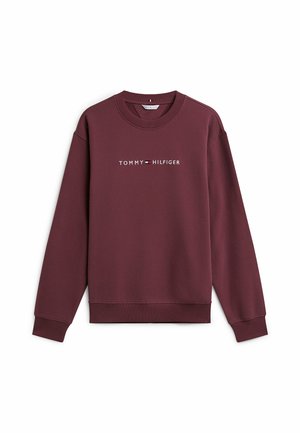 Tommy Hilfiger, TOMMY HILFIGER ESSENTIAL TERRY RELAXED LOUNGE SWEATSHIRT - Nattøj trøjer - chocolate clove