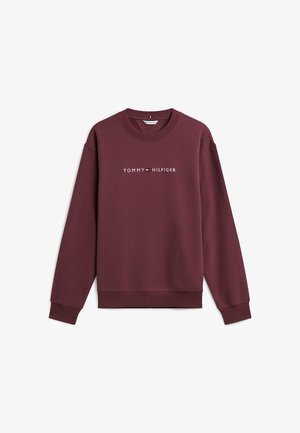 Tommy Hilfiger, TOMMY HILFIGER ESSENTIAL TERRY RELAXED LOUNGE SWEATSHIRT - Nattøj trøjer - chocolate clove