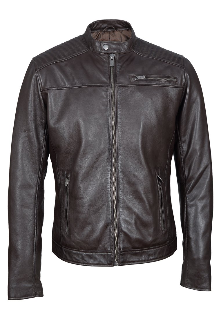 Lee Cooper Leren jas donkerbruin Lee Cooper Leren jas donkerbruin