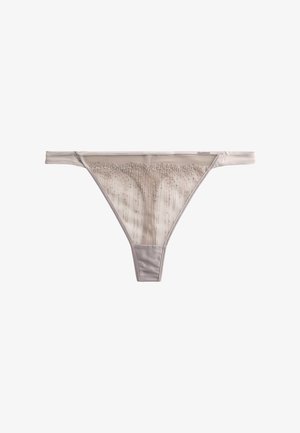 Marks & Spencer, FLORENCE EMBROIDERY - Tanga - soft brown