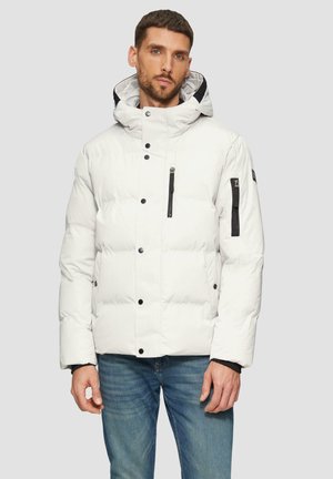 ABWEISENDE PUFFER MIT KAPUZE - Veste d'hiver - hellgrau