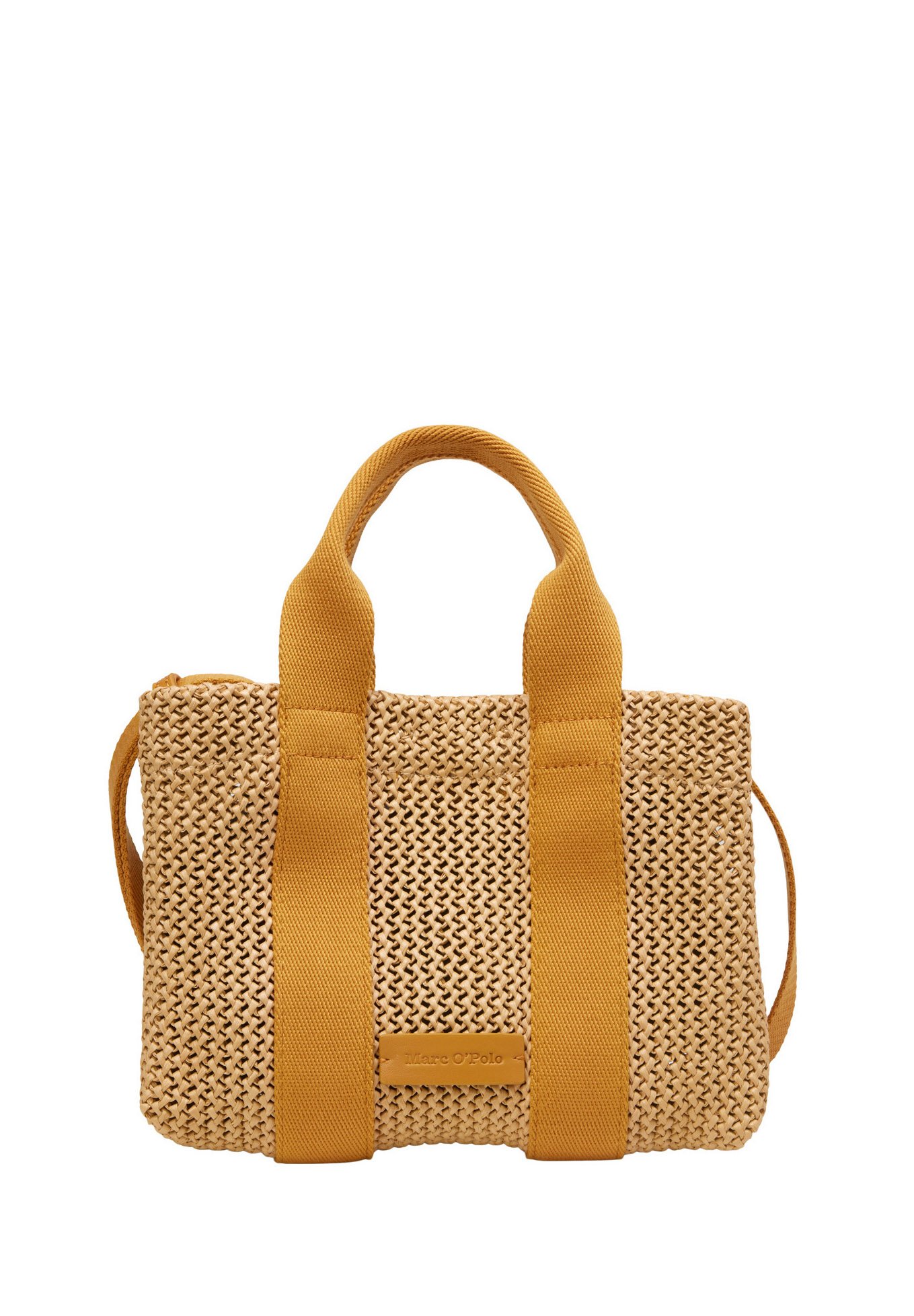 Marc O'Polo SHOPPER SMALL Handtasche golden yellow/braun Zalando
