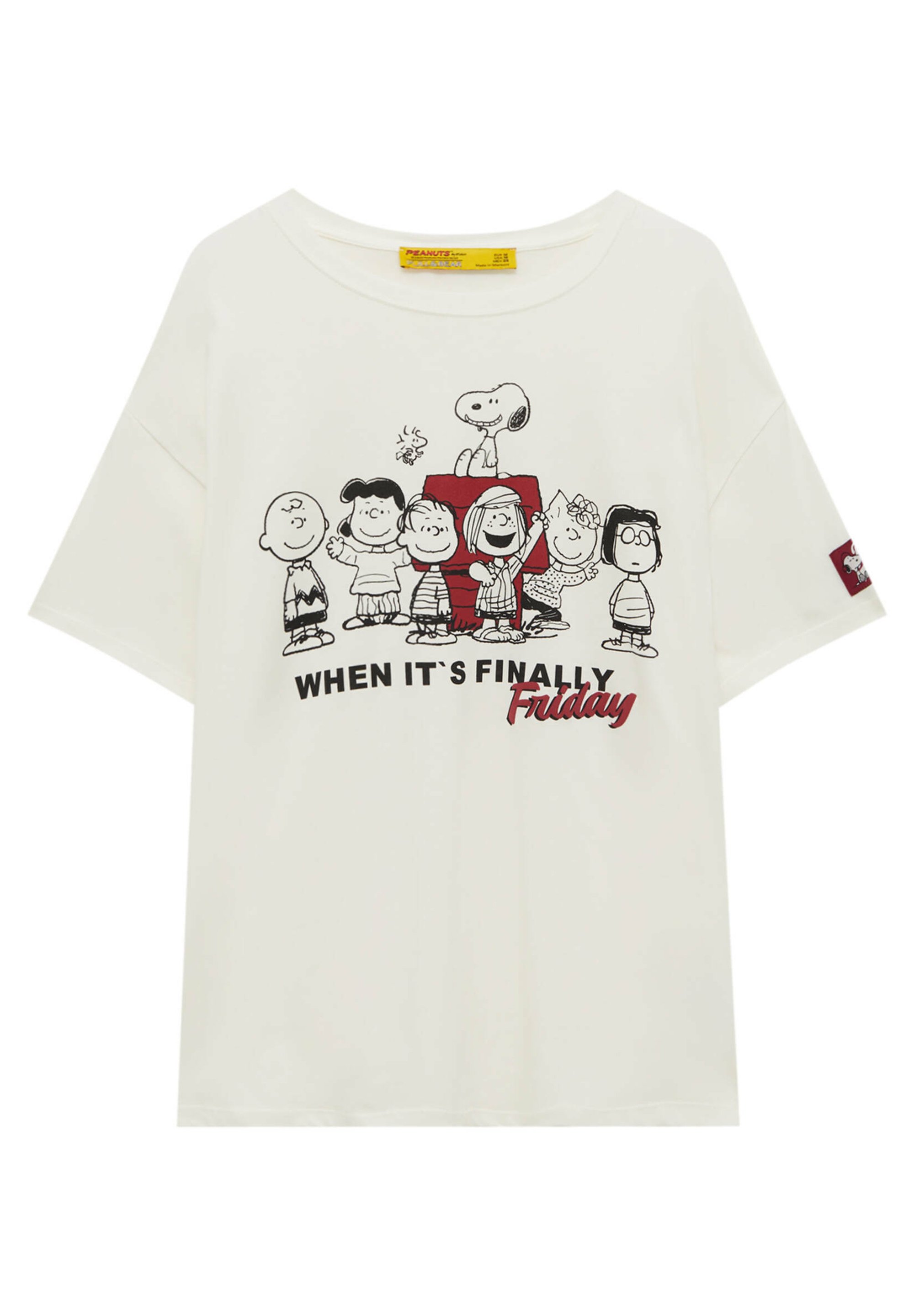pull and bear snoopy t shirt