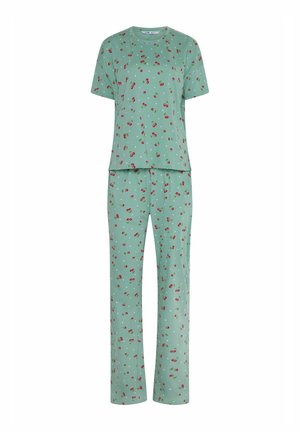 Long Tall Sally, TALL PYJAMAS SET - Nattøj sæt - green