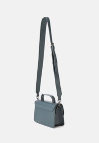 HVISK CRANE GLOSSY STRUCTURE - Käsilaukku - graphite green