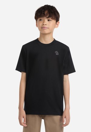 Abercrombie & Fitch SHORT SLEEVE ESSENTIAL TEE - Pamata T-krekls - anthracite