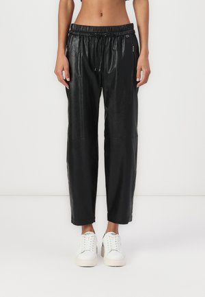 Stoffhose - black