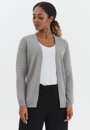 Oxmo OXNENA - Strickjacke - Vest - stone mix