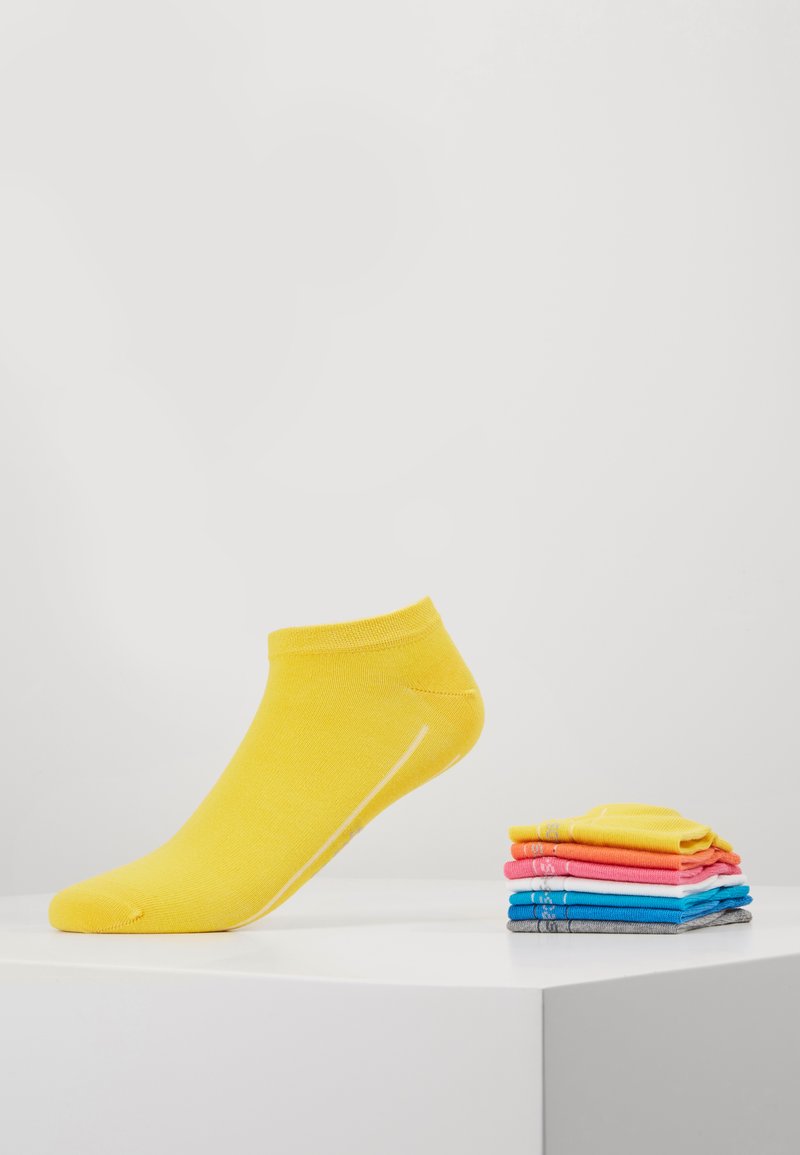 camano SOFT SNEAKER UNISEX 7 PACK - Meias - super lemon