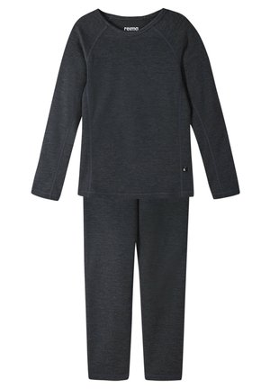 SET LANI MELANGE - Pyjama - black