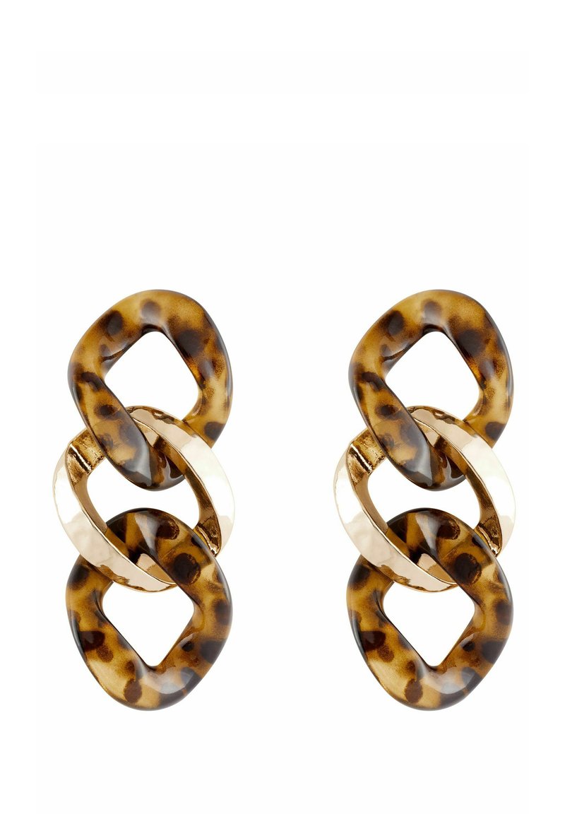 Next CHUNKY - Pendientes - tortoiseshell brown