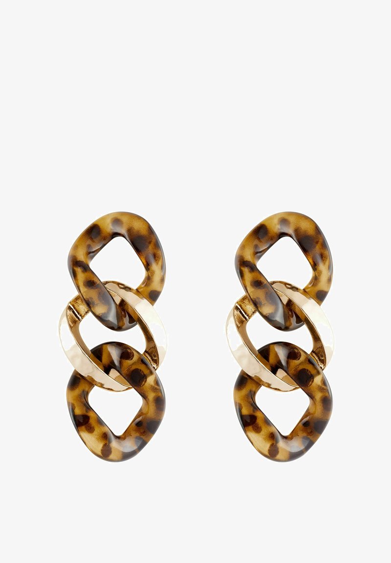Next CHUNKY - Pendientes - tortoiseshell brown