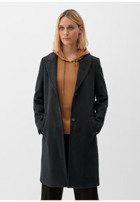 s.Oliver MIT REVERSKRAGEN - Mantel - black