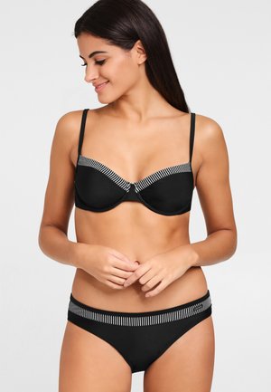 LASCANA, EMILIA SET - Bikini - black/white