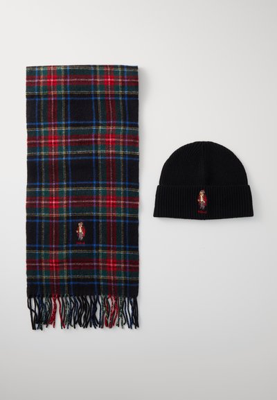 Polo Ralph Lauren GIFT BOX UNISEX SET - Čepice - black/multi-coloured