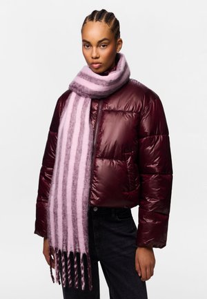 Pieces, PCBEA - Шал - bordeaux/light pink