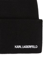 KARL LAGERFELD IKON PIN - Adīta cepure - black
