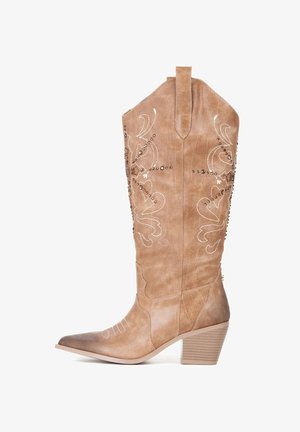 Miriade ELVIS - Stivali texani / biker - marrone