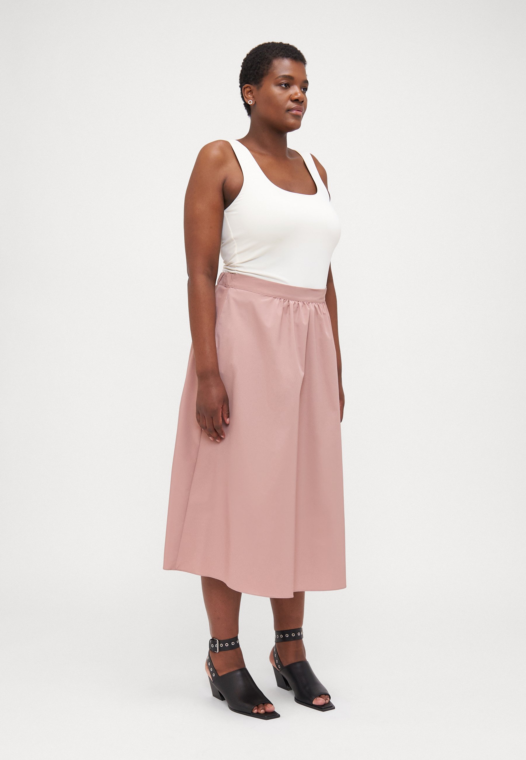 Persona by Marina Rinaldi NICCHIA - A-line skirt - rosa antico