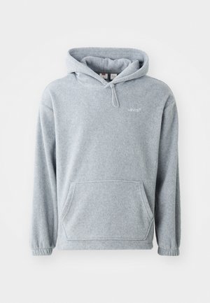 Hallitus halli fliisist kapuutsiga, millel on eesmine tasku, reguleeritav nöör ja soonikkoes käised. Rindkere peal on väike logo.