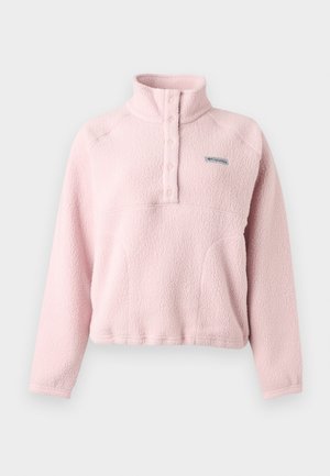 Columbia, JASPER RIDGE™ PEBBLED FLEECE HALF SNAP - Flísový sveter - mineral pink/moonvista