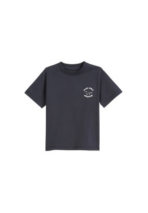 AUS REINER BIO - Print T-shirt - dark navy