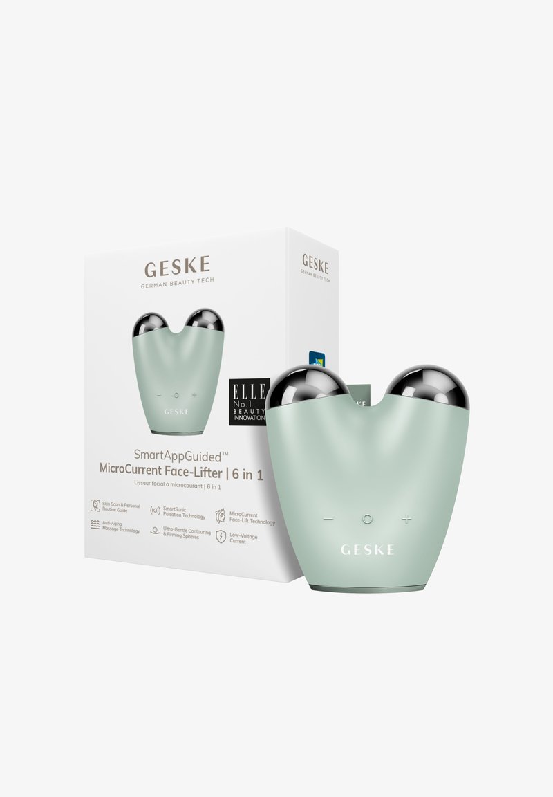GESKE - MICROCURRENT FACE-LIFTER | 6 IN 1 - Skincare tool - green, Enlarge