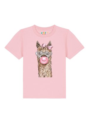 ALPAKA - Print T-shirt - cotton pink