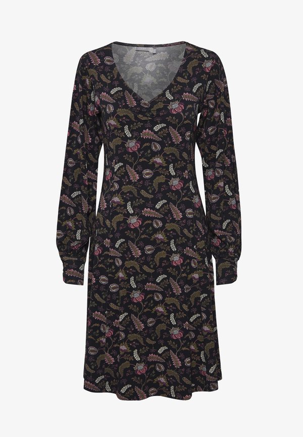 FRANN - Day dress - fig mix2