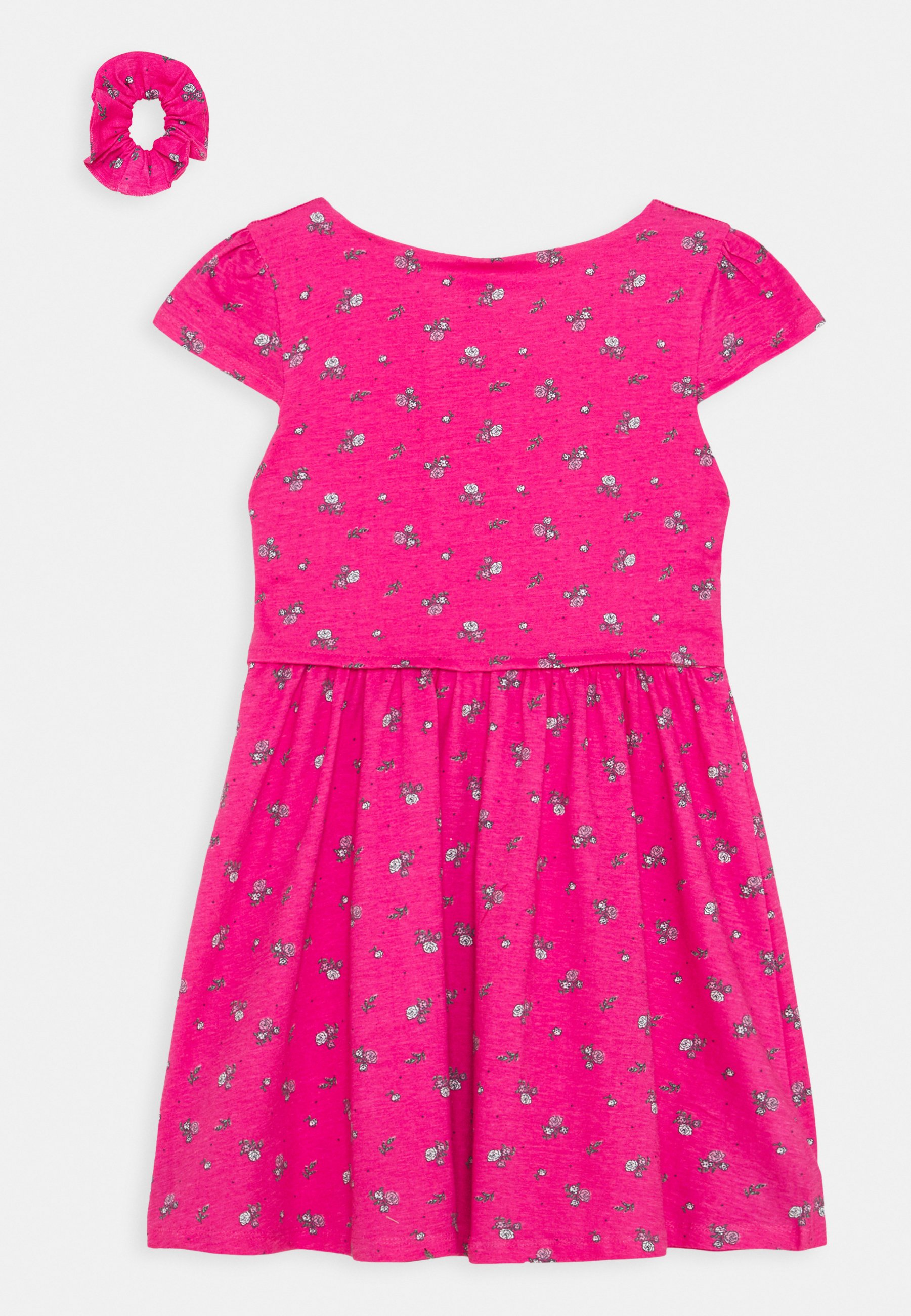 Lemon Beret SMALL GIRLS DRESS SCRUNCHIE - Vestido ligero - fuchsia rose/rosa  - Zalando.es