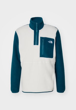 The North Face YUMIORI ZIP - Fleece trui - white dune/midnight petrol/mallard blue