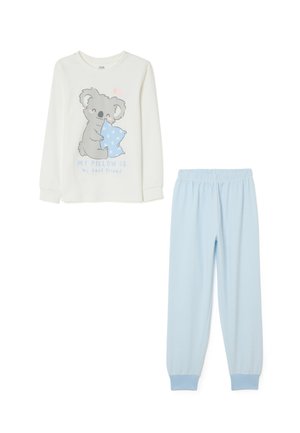 WITH KOALA PRINT SET - Nachtwäsche Set - white