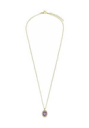 VINTAGE - Collier - purple and gold coloured
